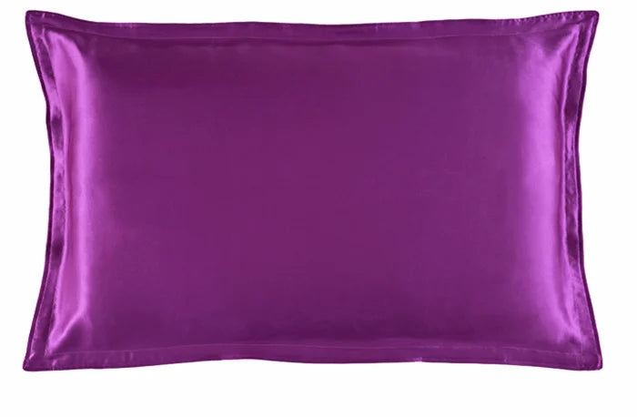 1 Pair 100% Pure Silk Pillowcase Pillow cases with Envelope Soft Pillow Cover for Healthy Sleep High Quality