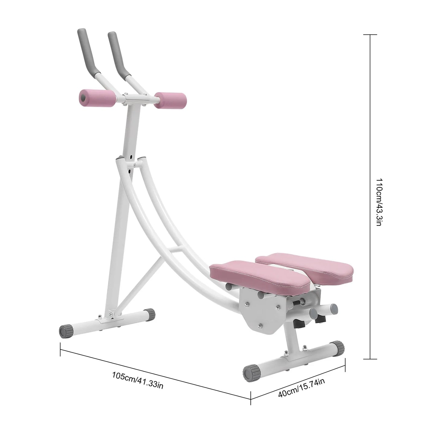 Foldable, Core & Abdominal Exercise Fitness Equipment for Home Gym
