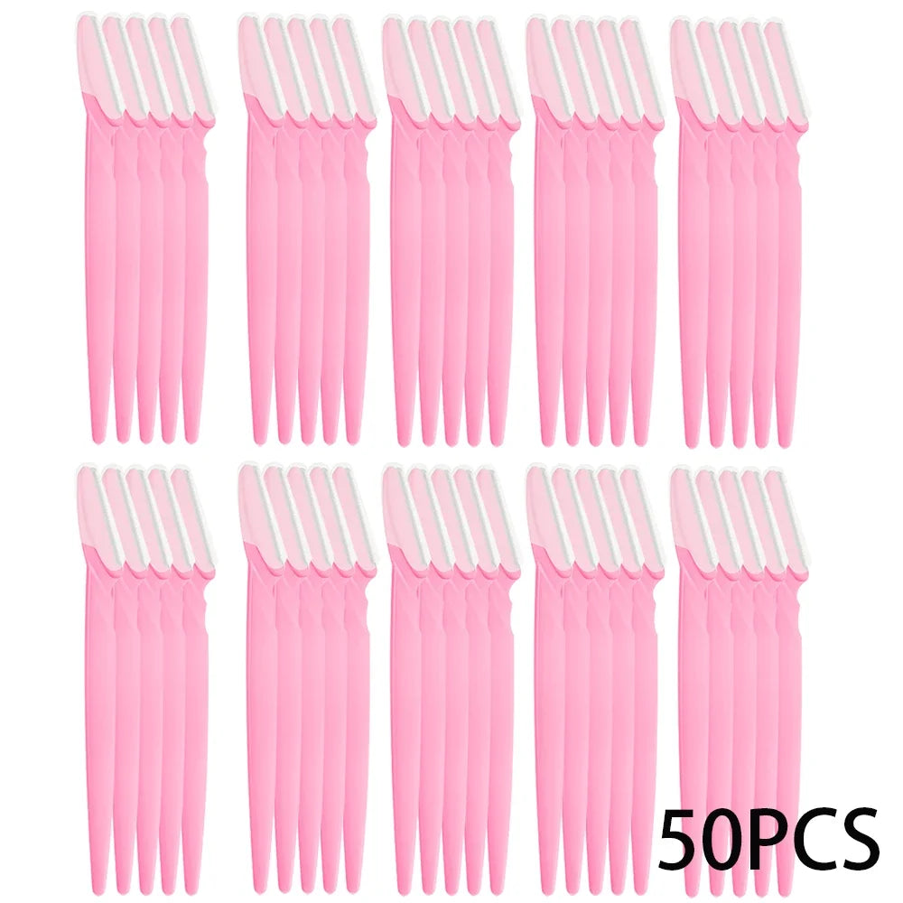 Razor Set Eyebrow Multipurpose Face Razors For Women and Men Dermaplaning Tool Easy To Use Cutter Shaver Blades Makeup Tools