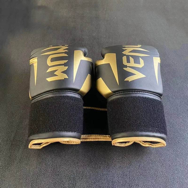 6/8/10/12/14oz Professional Boxing Gloves High Quality PU Muay Thai MMA Sanda Training Glove Boxing Training Accessories