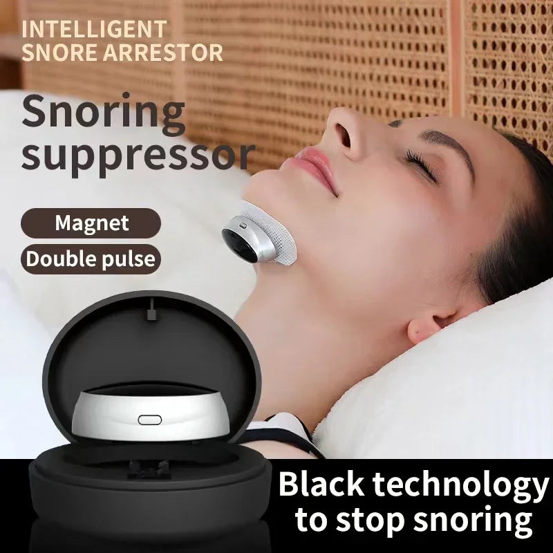 Smart Anti-Snoring Devices Magnetic Anti Snore EMS Easy Breathe Improve Sleeping Aid Apnea Guard Night Device Dropshipping