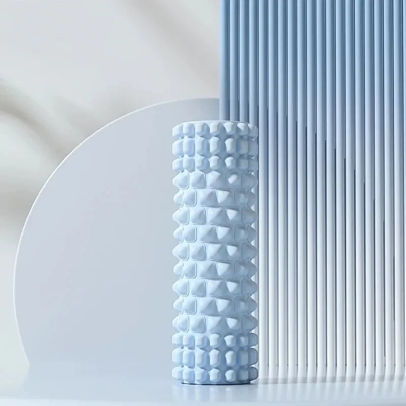 Blue Foam Rollers for Muscle Massage - Medium-Density Back Foam Roller for Back Pain Relief & Muscle Recovery in Legs & Arms