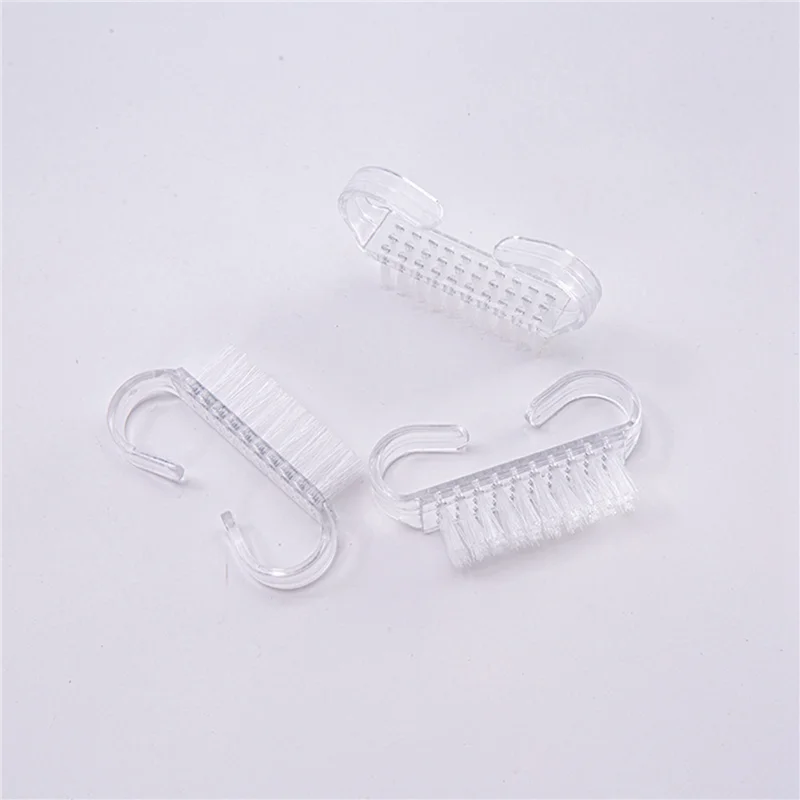 AA20-20Pcs Nail Cleaning Brushes Multicolor Hand Fingernail Brush Cleaner Scrubbing Kit Pedicure For Toes And Nails Manicure
