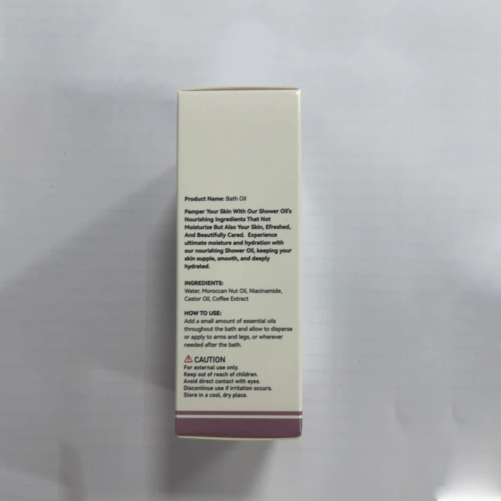 100ml Nourishing Bath & Body Oil - Deep Hydration with Niacinamide & Smooth Skin for Dry Skin Care