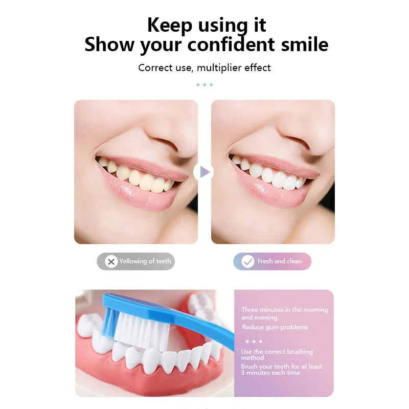 Clean Toothpaste Cleans Mouth Teeth Removes Odors Leaves A Lasting Fragrance Removes Tooth Stains Bright White Toothpaste 2026