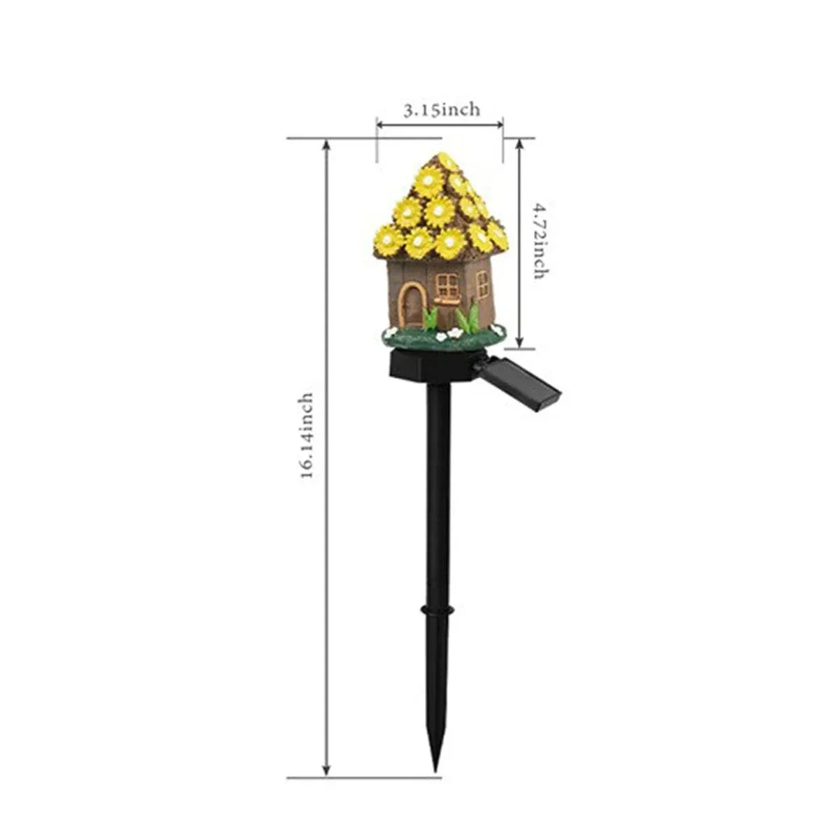 Outdoor LED Solar Garden Lights Waterproof Cartoon Mushroom Light Yard Landscape Path Lawn Street Decoration Solar Powered Lamp