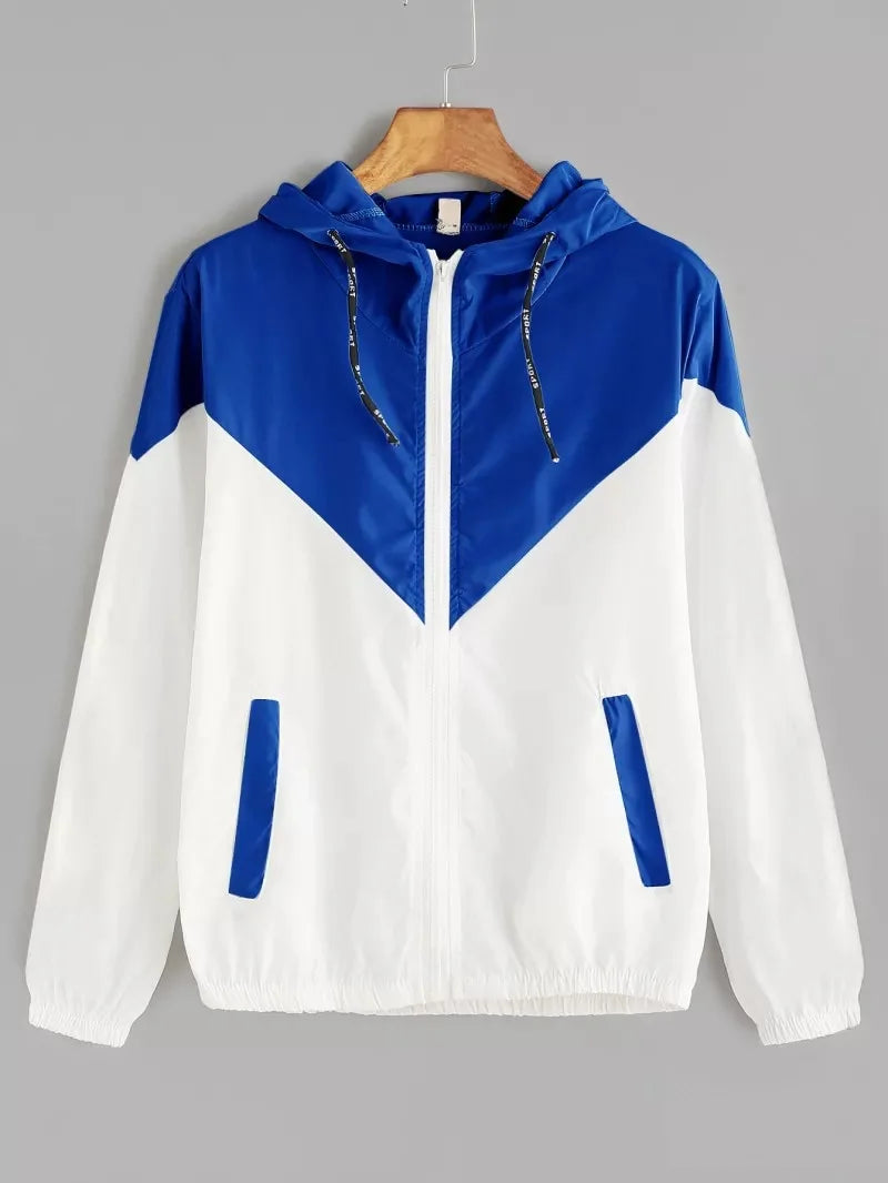 Thin Skin Hooded Zip Running Sport Jacket
