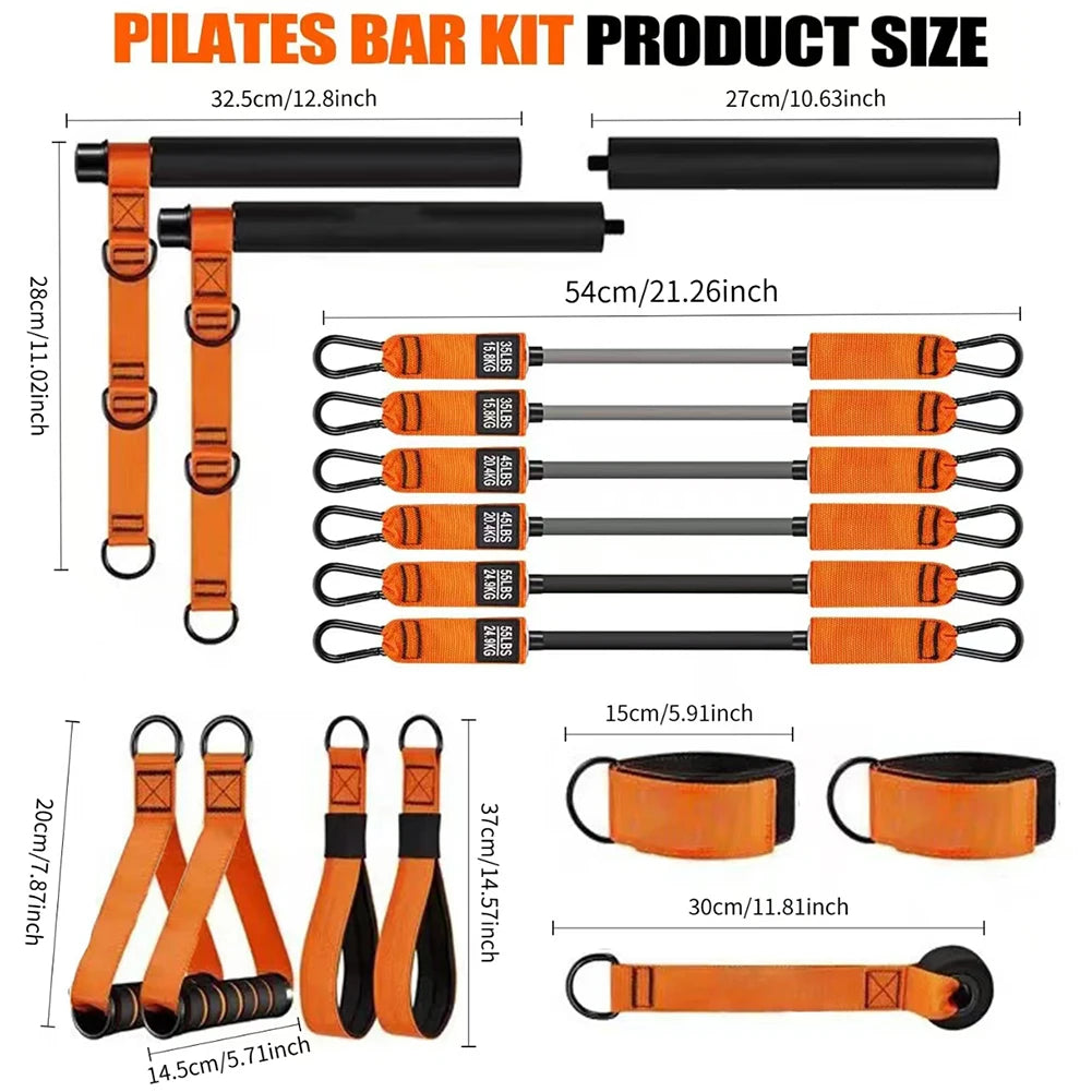 Workout Resistance Bands Pilates Yoga Pull Rope Exercise Training Expander Elastic Resistance Belt Home Gym Fitness Exercise