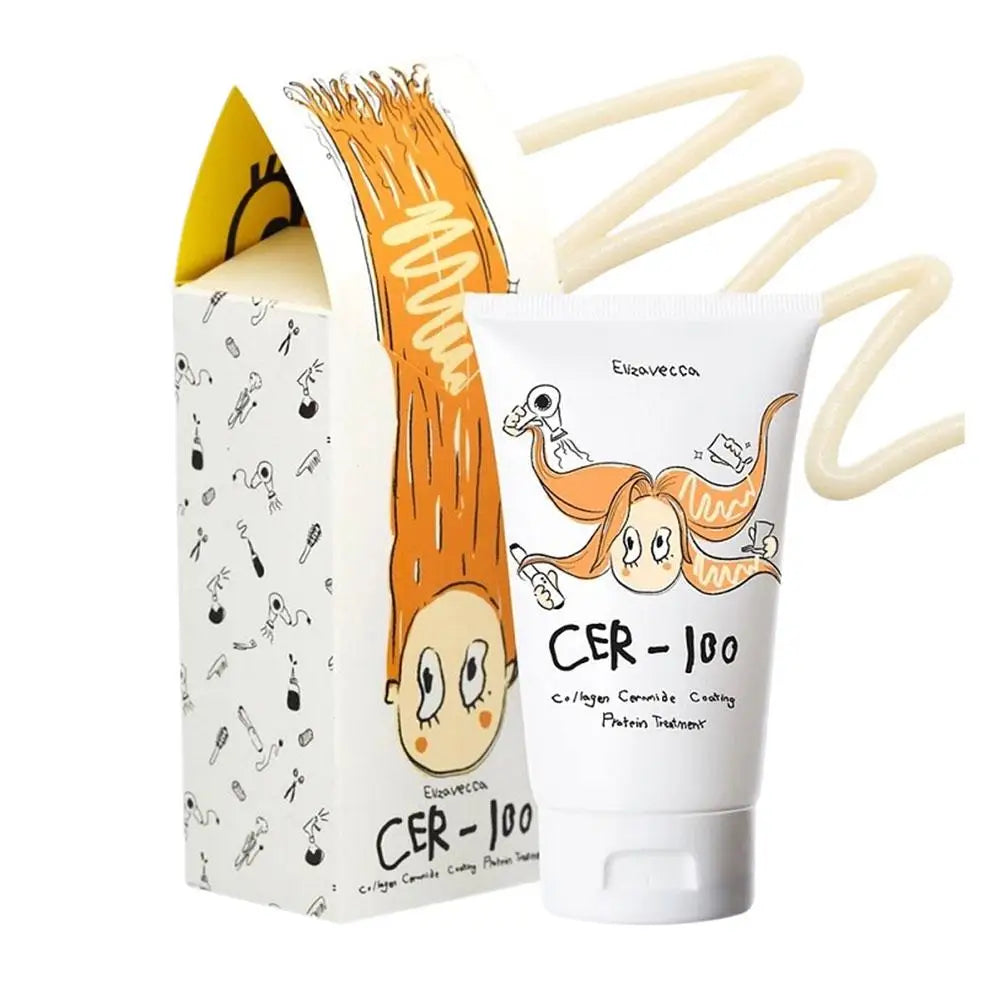 Korean Cer-100 Hair Treatment Care Mask Protein Coating Collagen Keratin Repair Damaged Prevent Hair Breakage Improve Frizz