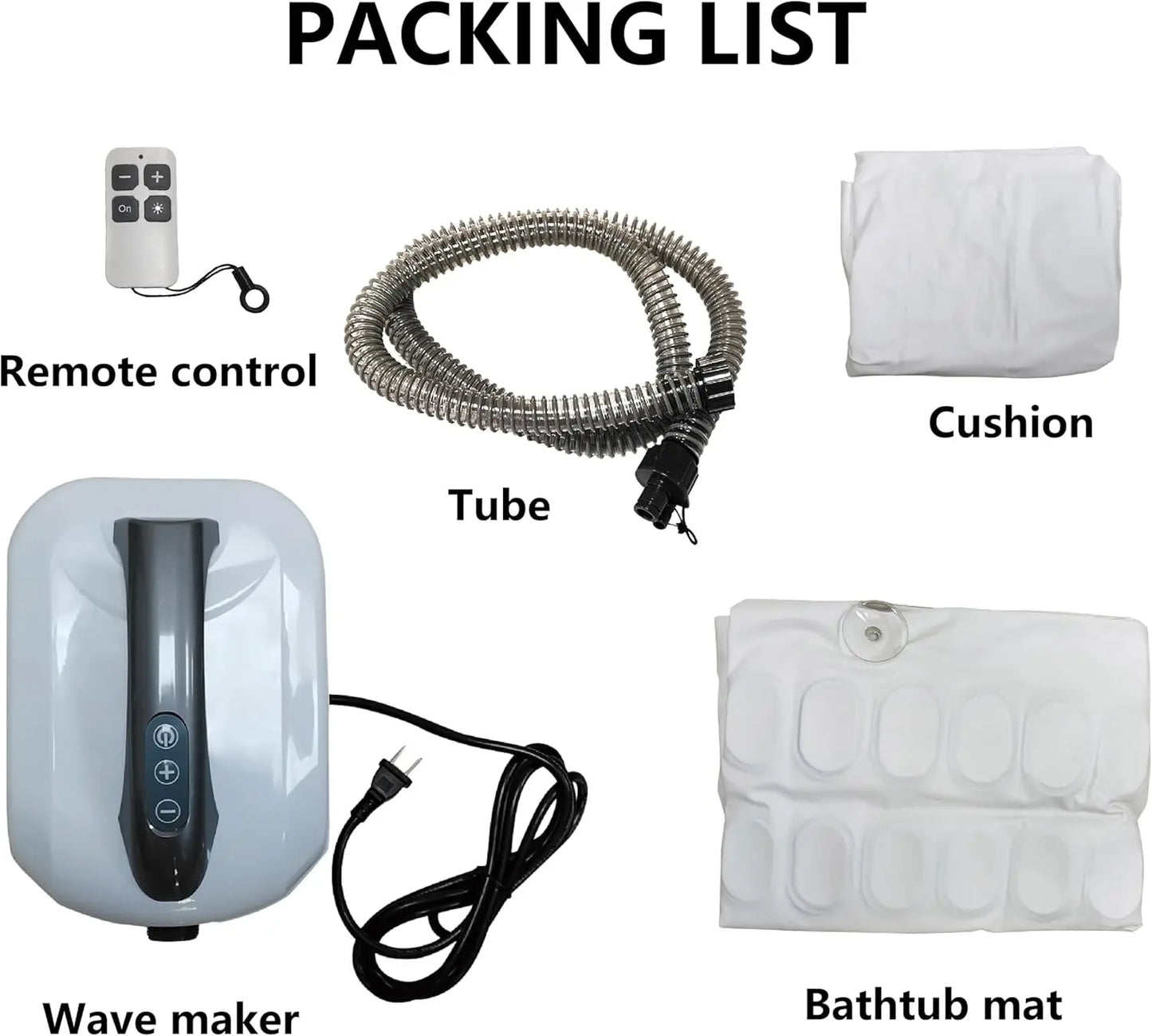 Electric Bathtub Bubble Massage Mattress Waterproof Bath Spa Air Bubble Massage Mat Full Body Bubbling Bath Thermal Massager