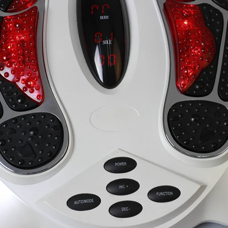 Foot Massager Electric Vibrator Leg Exerciser With Remote Control Health Care Body Massage Bio Shaker Heating Therapy Machine