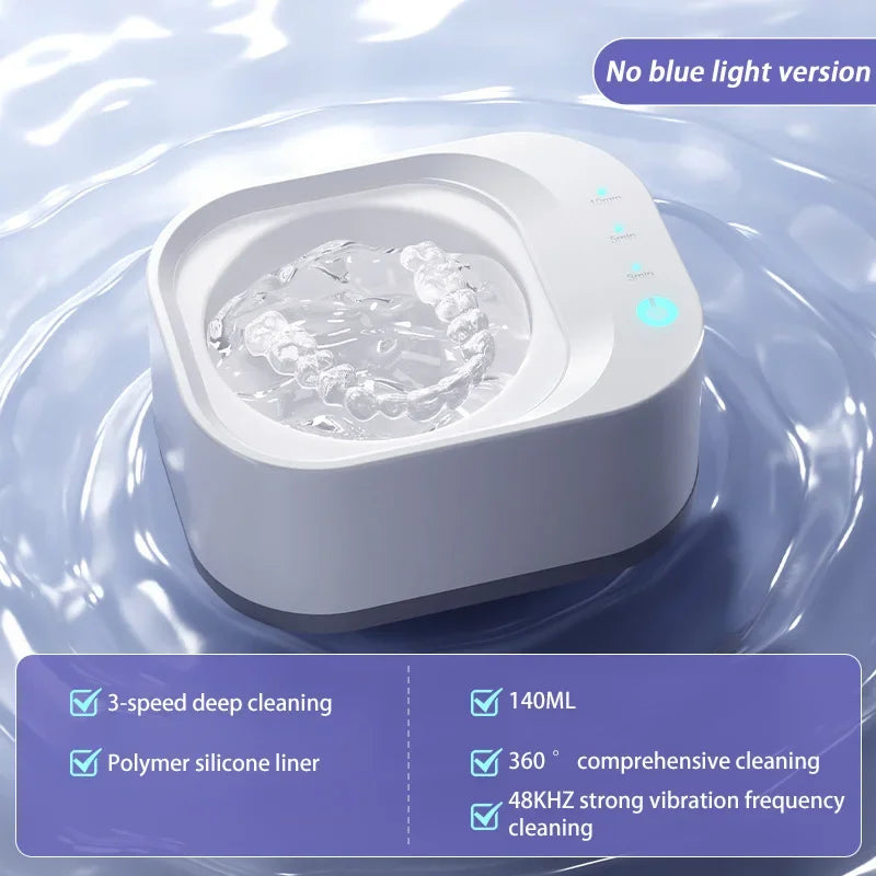 50khz UV Cleaning Machine Orthodontic Invisible Braces Jewelry Three Gears High Frequency Powerful Ultrasonic Cleaner 2026