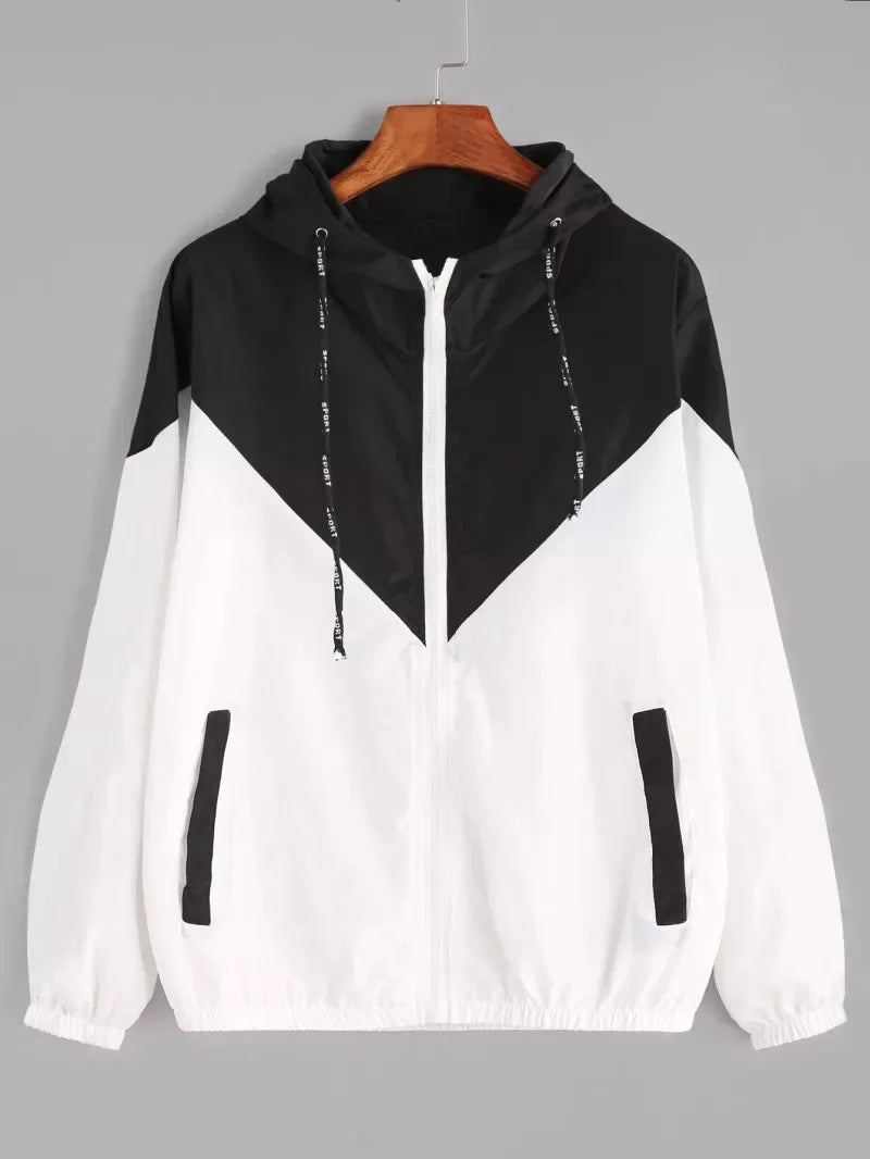 Thin Skin Hooded Zip Running Sport Jacket