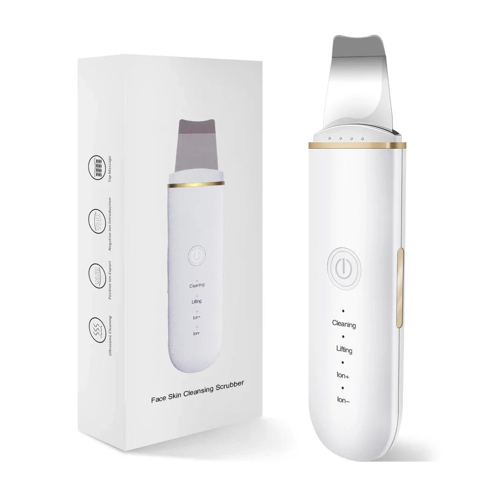 Xiaomi Ultrasonic Skin Scrubber Vibration Face Spatula Blackhead Remover Shovel Clean Cavitation Peeling Facial Lifting YOUPIN