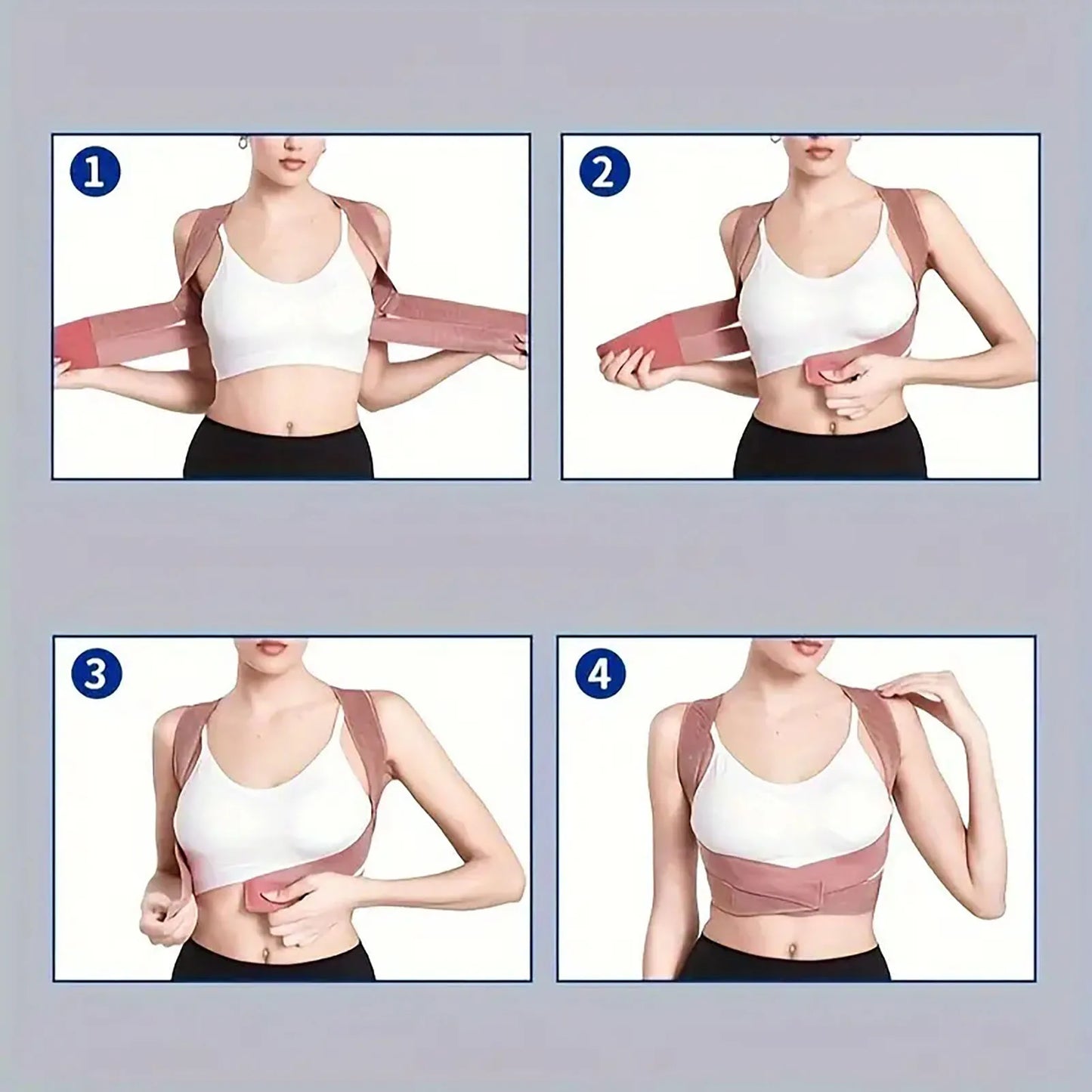 Fully Adjustable Back Brace Posture Corrector