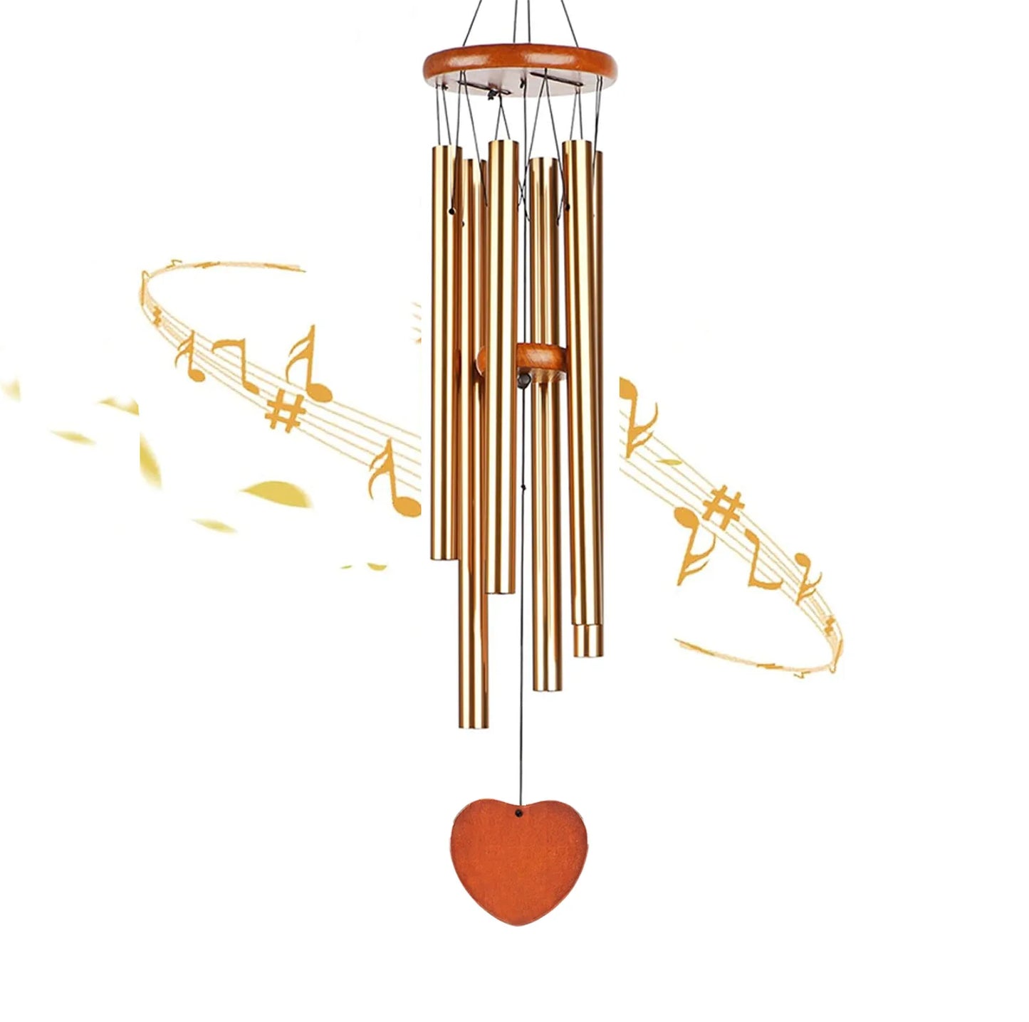 Music Wind Chime Classic Metal Wind Chime Aluminum Tube Commemorative Wind Chime Home Outdoor Festival Gift Decoration Iron Art