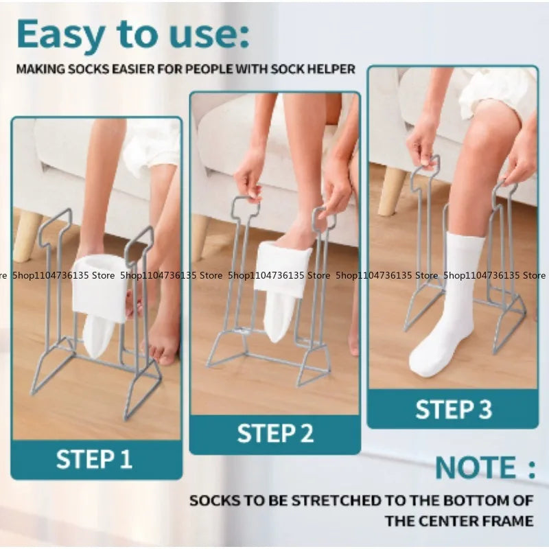The Elderly Wear Socks Auxiliary Device Socks Wearer, No Bending To Wear Socks