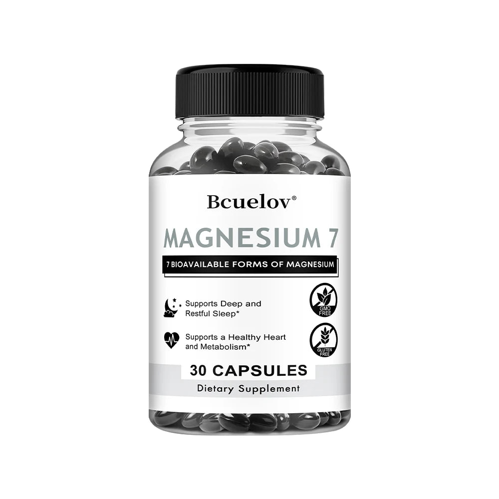 7 in 1 Magnesium Complex, High Absorption, Supports Energy, Relaxation, Promotes Healthy Sleep, Helps Muscle Support Supplements