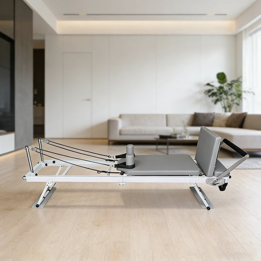 Large Folding Pilates Reformer Equipment Core Yoga Bed Home Fitness Weight Loss Steel ABS Steels Material Pilates Machine