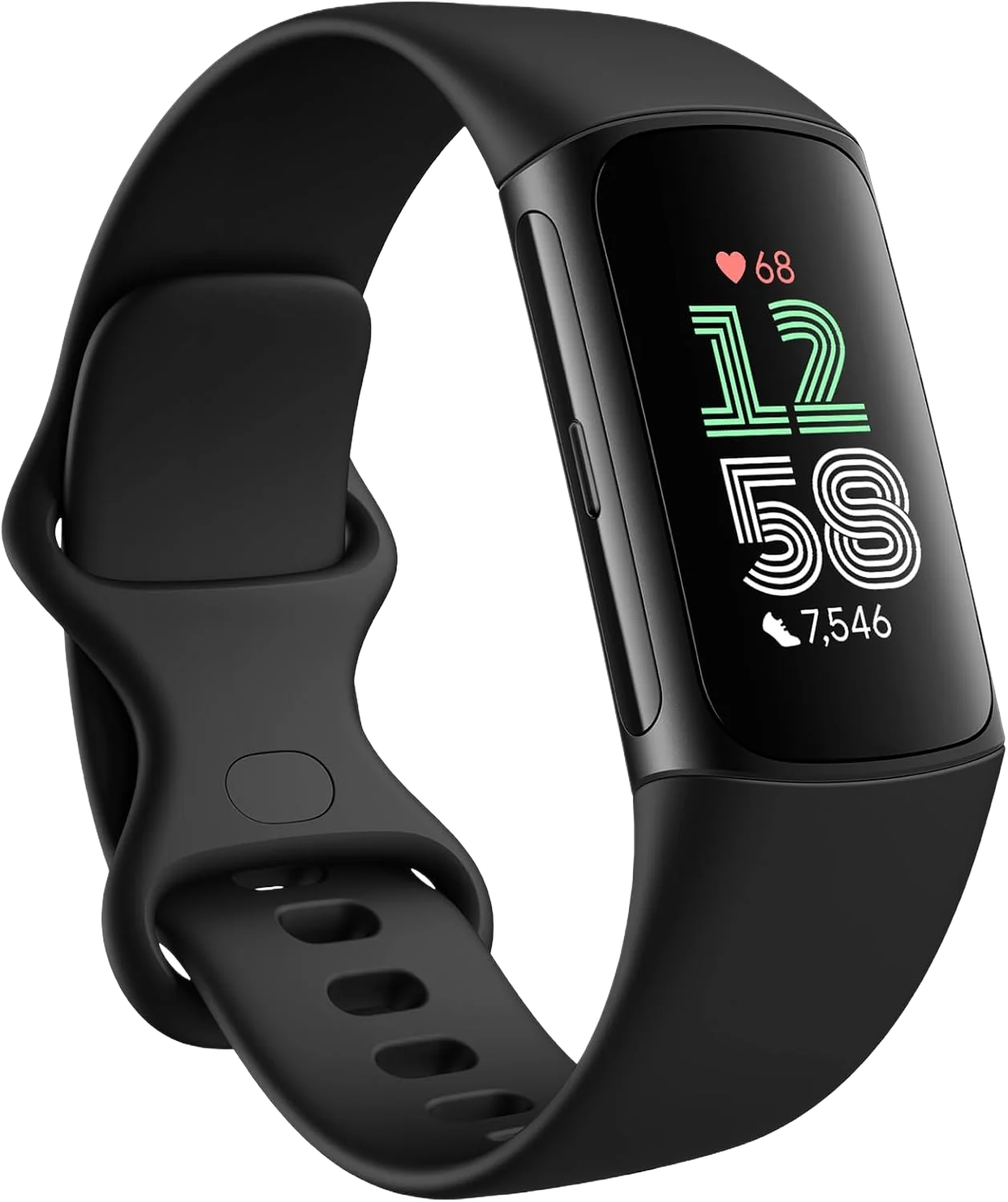 Fitbit Charge 6 Smart Fitness Tracker with ECG,Heart Rate,SpO2,GPS,Sleep Stress Monitor, Waterproof Watch for Running & Swimming