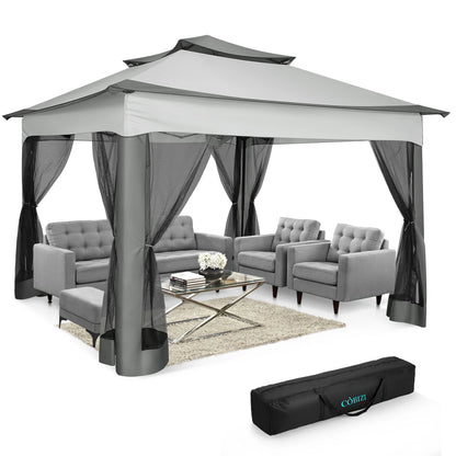12x12 Pop up Gazebo with Mosquito Netting And Carry Bag