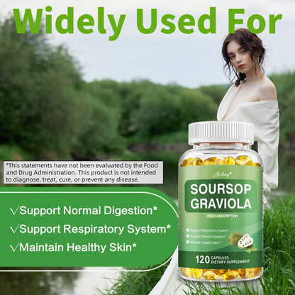 Soursop Graviola - 120 Capsules