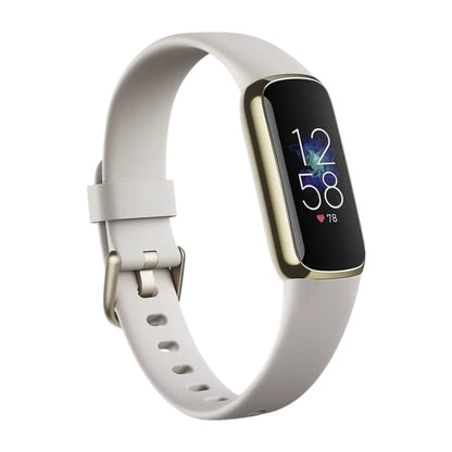 Fitbit Luxe Fitness Tracker AMOLED Screen 24/7 Heart Rate Monitor Sleep SpO2 Stress Tracker Waterproof Smart Bracelet