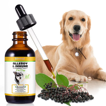 Oimmal Allergy Immune with Elderberry Vitamin C Help with Boost Immunity Support Healthy Skin Promote Liver Health Aid Digestion