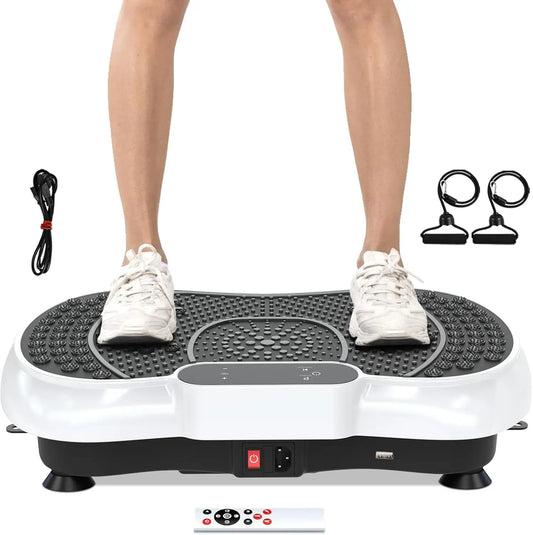 Vibration Plate 99 Intensity Levels Fitness Equipment for Home Full Body Workout Muscle Building Massager Sports Device