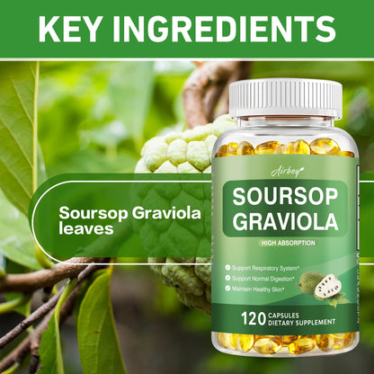 Soursop Graviola - 120 Capsules