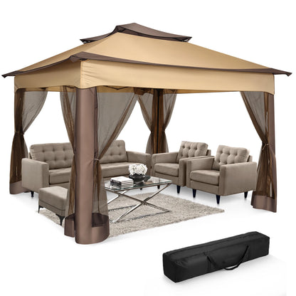 12x12 Pop up Gazebo with Mosquito Netting And Carry Bag