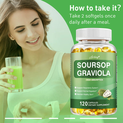 Soursop Graviola - 120 Capsules