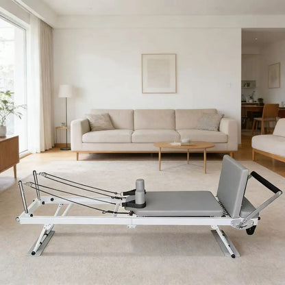 Large Folding Pilates Reformer Equipment Core Yoga Bed Home Fitness Weight Loss Steel ABS Steels Material Pilates Machine