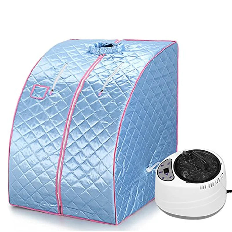 Portable Sauna Household Steam Room Beneficial Skin 3.0L Steamer Slimming Bath SPA Health Simple Joint Steel Frame