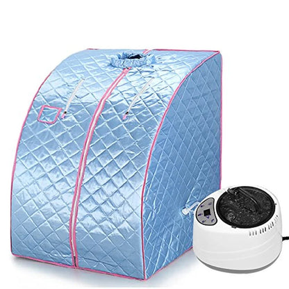 Portable Sauna Household Steam Room Beneficial Skin 3.0L Steamer Slimming Bath SPA Health Simple Joint Steel Frame