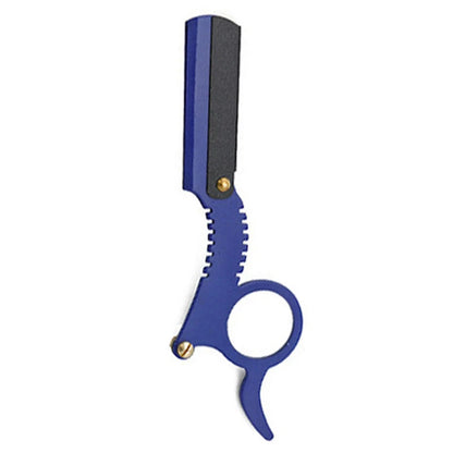 Barber Manual Razor Straight Edge Haircut Beard Eyebrow Shaver Men Depilation Razor Hairdresser Trimming Blades Replaceable