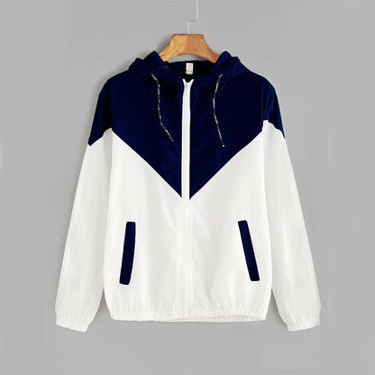 Thin Skin Hooded Zip Running Sport Jacket
