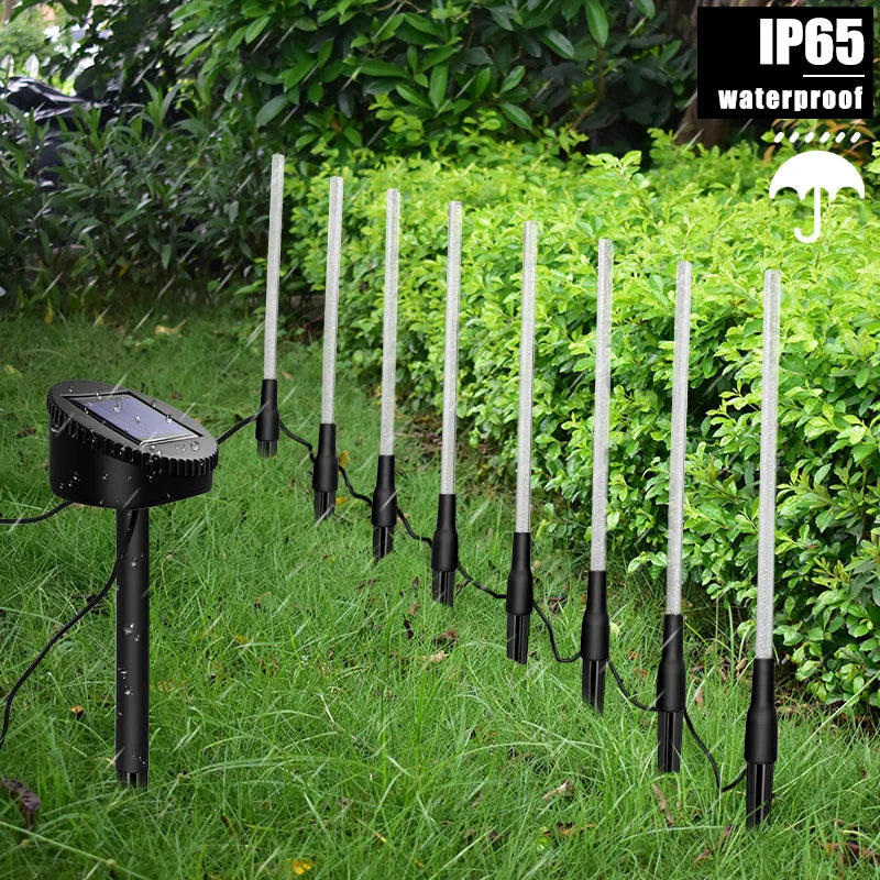 Solar Garden Lights Outdoor Decorative Solar Pathway Lights Landscape Lighting Waterproof Yard Lights for Walkway Driveway Lawn