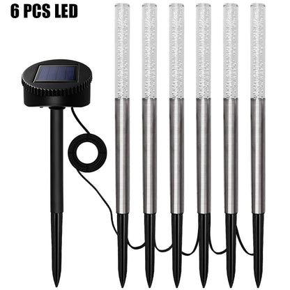 Solar Garden Lights Outdoor Decorative Solar Pathway Lights Landscape Lighting Waterproof Yard Lights for Walkway Driveway Lawn