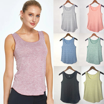 Women Loose Breathable Sleeveless Tank Tops