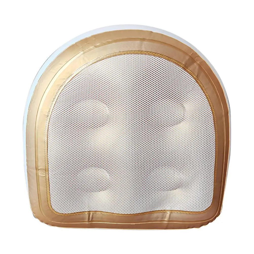 Spa Cushion Bath Pillows Spa Bathtub Cushion with Mesh Cover Suction Cups Inflatable Booster Seat for Spa and Hot Tub