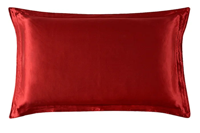 1 Pair 100% Pure Silk Pillowcase Pillow cases with Envelope Soft Pillow Cover for Healthy Sleep High Quality