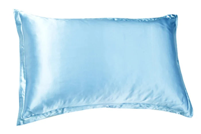 1 Pair 100% Pure Silk Pillowcase Pillow cases with Envelope Soft Pillow Cover for Healthy Sleep High Quality