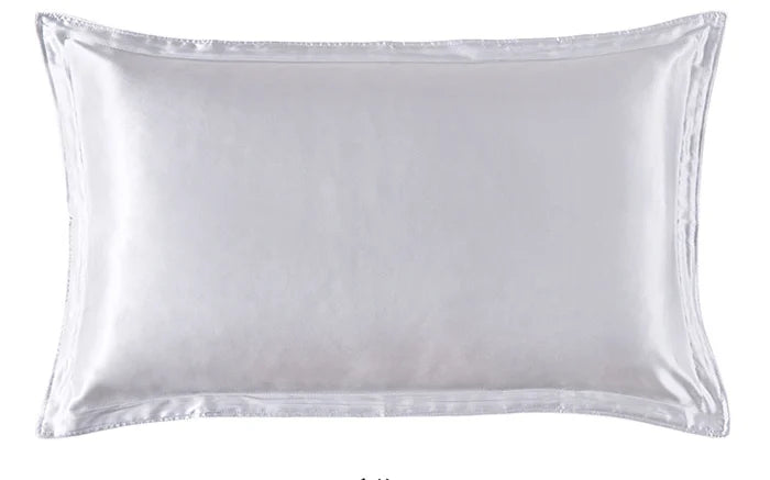 1 Pair 100% Pure Silk Pillowcase Pillow cases with Envelope Soft Pillow Cover for Healthy Sleep High Quality