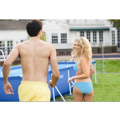 220cm 450cm  full set metal frame steel rectangular square swimming Pool Pipe Rack Pond Large Bracket above ground filter summer