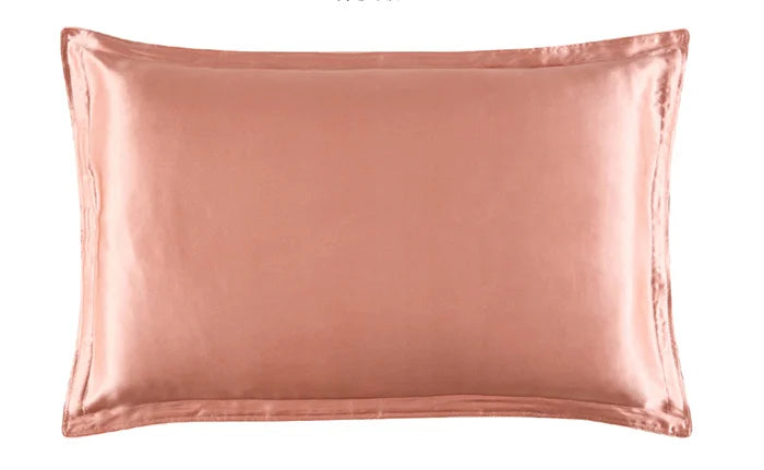 1 Pair 100% Pure Silk Pillowcase Pillow cases with Envelope Soft Pillow Cover for Healthy Sleep High Quality