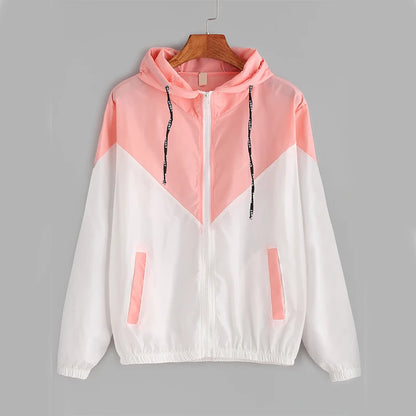 Thin Skin Hooded Zip Running Sport Jacket