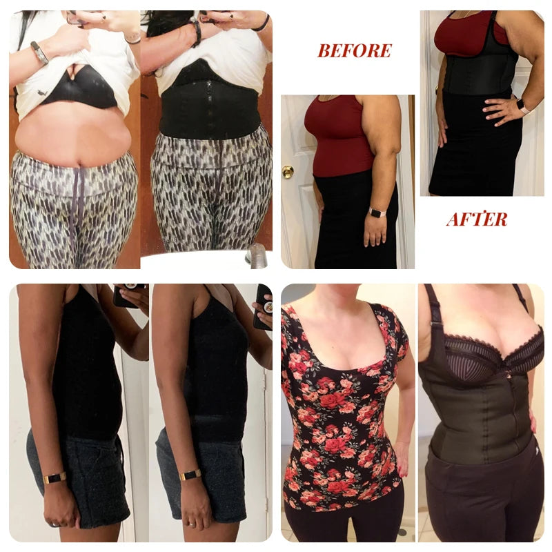 Women's Waist Trainer Sauna Sweat Vest Corset Body Shaper