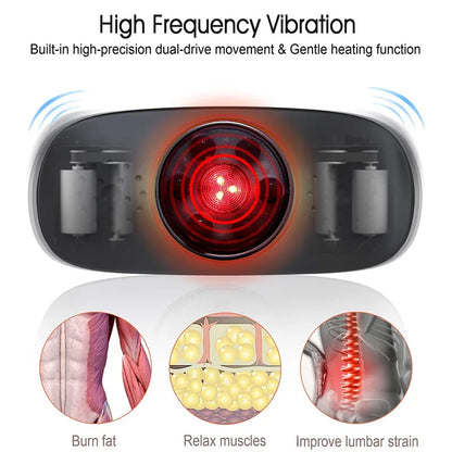 Slimming Belt Weight Loss Machine for Women Vibration Abdomen Massager Belly Fat Burner 4 Massage Modes Promote Digestion