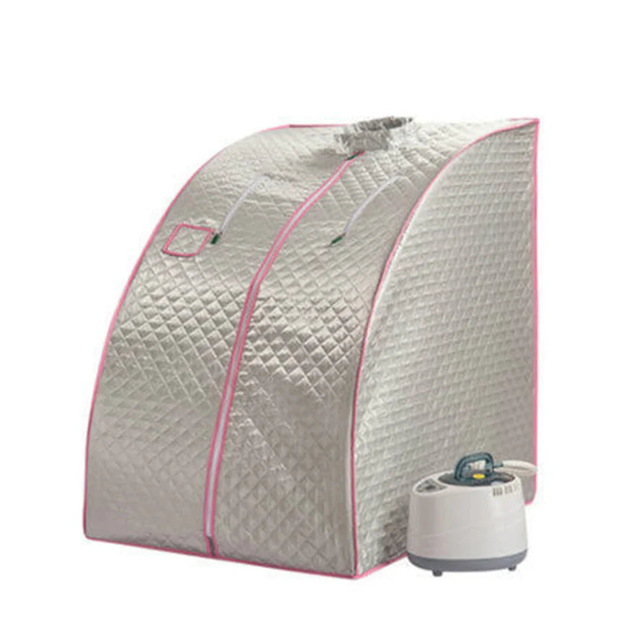 Portable Sauna Household Steam Room Beneficial Skin 3.0L Steamer Slimming Bath SPA Health Simple Joint Steel Frame